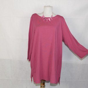 NWOT J. Jill Luxe Supima 3/4 Sleeve Tunic XL N59
